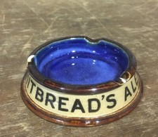 Whitbread's Ales & Stout Royal Doulton Pottery Ceramic Ashtray Brewerania Damage