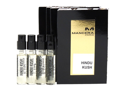 MANCERA HINDU KUSH EDP 2.0ml .06fl oz x 4 COLOGNE SPRAY SAMPLE VIALS