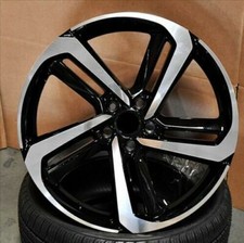 19 Wheels Fit Honda Accord Civic Element 5x114.3 19x8.5 35 Black Machined Face