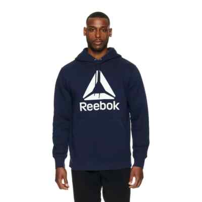 Reebok Men's Delta Logo Hoodie-Navy-XL-NWT-23002758 | eBay