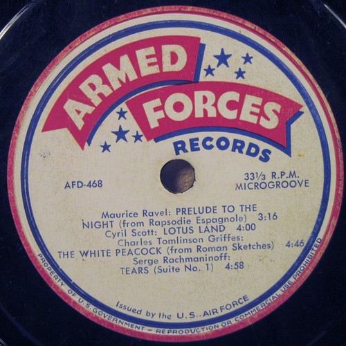 Lote de 5 discos LP de las Fuerzas Armadas 12" 33 RPM de la Fuerza Aérea de EE. UU. rock y fácil escucha - Imagen 12 de 12