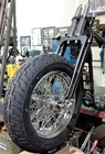 4" Under Black Springer Forks,Brake,Axle Front End Kit w 150 Tire @ 60-Spoke Rim