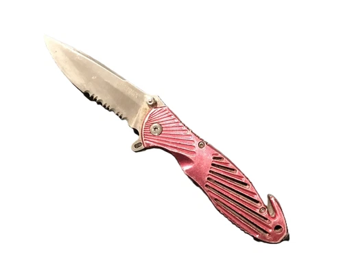Tac-Force Model TF-702 Pink Folding Pocket Knife Assisted Combo Blade