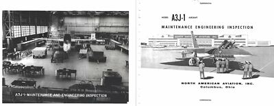 North American A3J-1 A-5 Vigilante Jet Flugzeug Wartung Inspektionshandbuch 