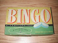 VINTAGE WHITMAN BINGO GAME NUMBER 3033, SET NO. 4