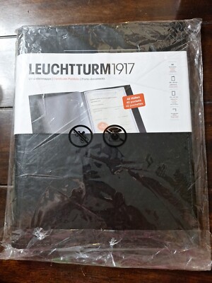 NEW Leuchtturm 1917 Certificate Portfolio 40 Pockets black 320023