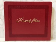 VTG 45 RPM Record Album Holds 15 Vinyls Red Cover Multiple Available