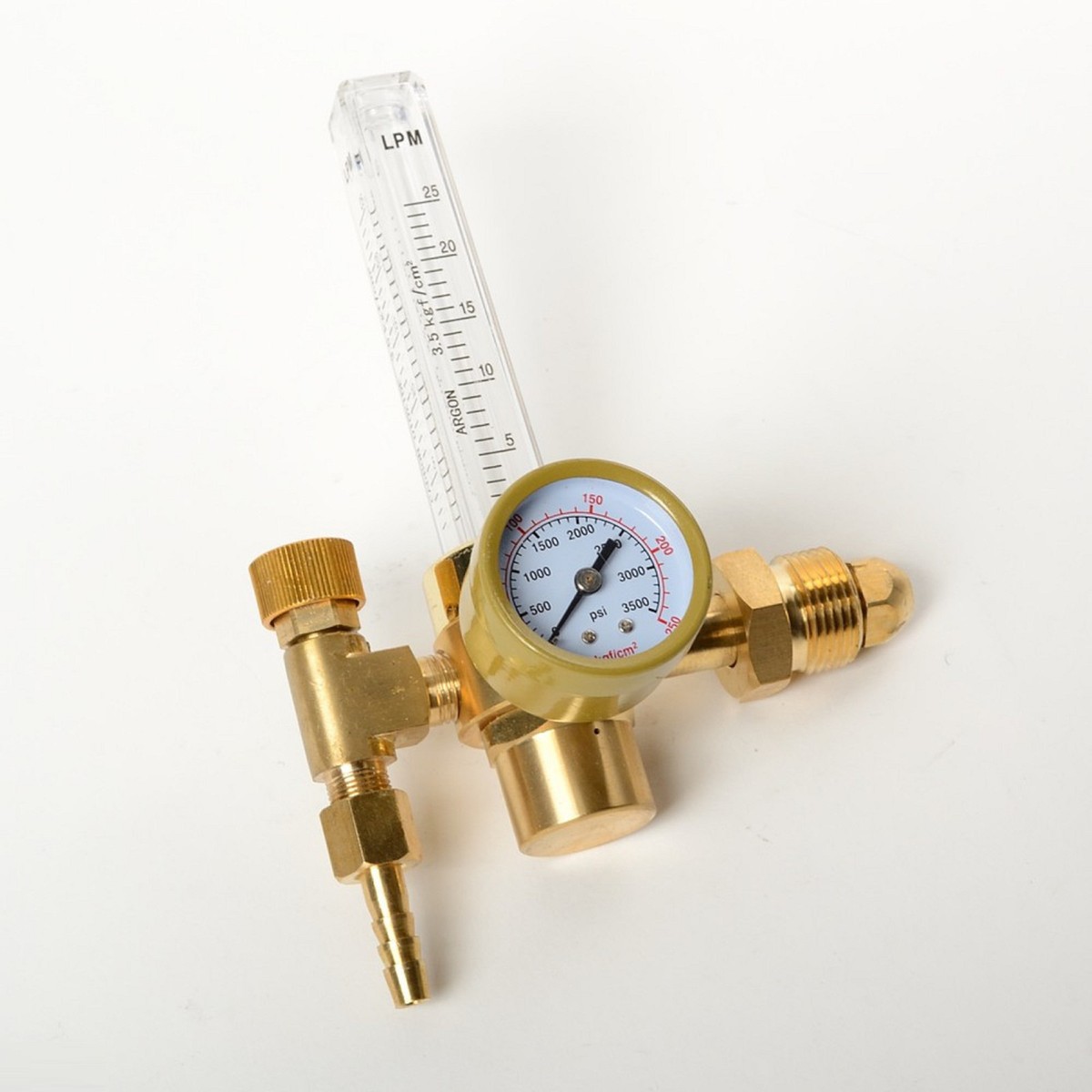 Argon CO2 - TIG MIG Flow Meter - Welding Regulator - Welder Gauge - CGA580 - HDV
