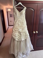 Ian Stuart ivory vintage wedding dress  Size 14 with tags 