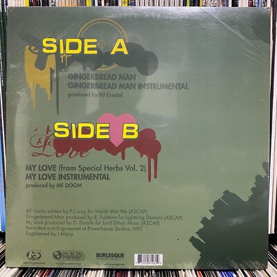 MF GRIMM - GINGERBREAD MAN / MY LOVE (12