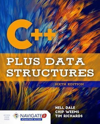 C++ Plus Data Structures, Dale, Nell,Weems, Chip,Richards, Tim, Very Good Book
