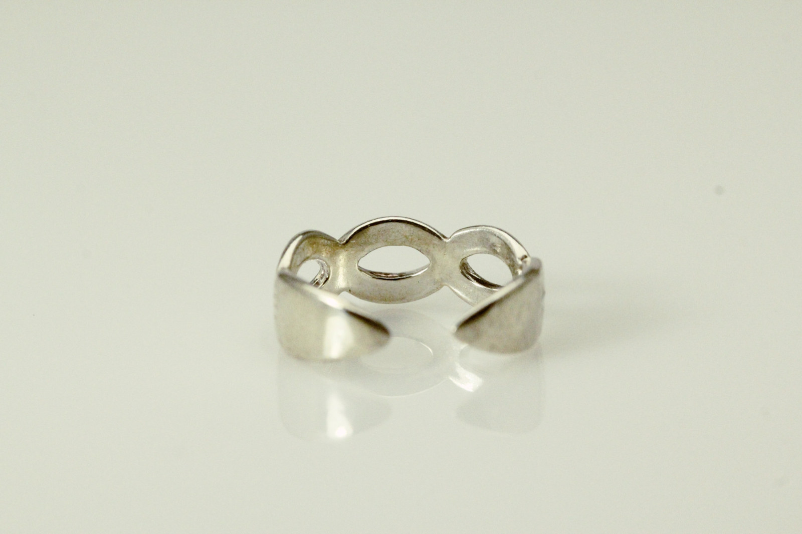 Infinity Design Adjustable Size 925 Sterling Silv… - image 5