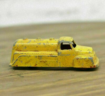 Vintage Goodee Die-cast Yellow Tanker Truck Excel Products Metal Good Condition 