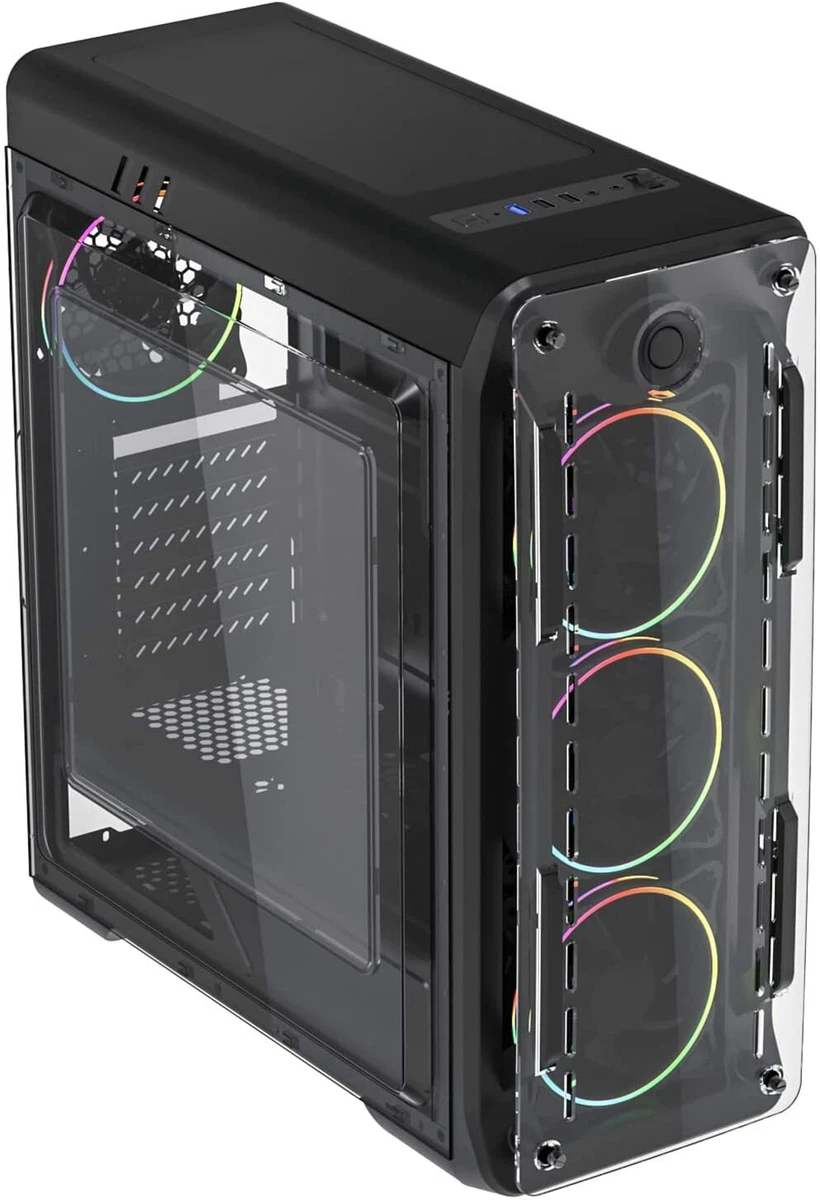 Gabinete Gamer Gamemax Elysium G503X, Mid Tower, Com 3 Fans, White, Sem Fonte