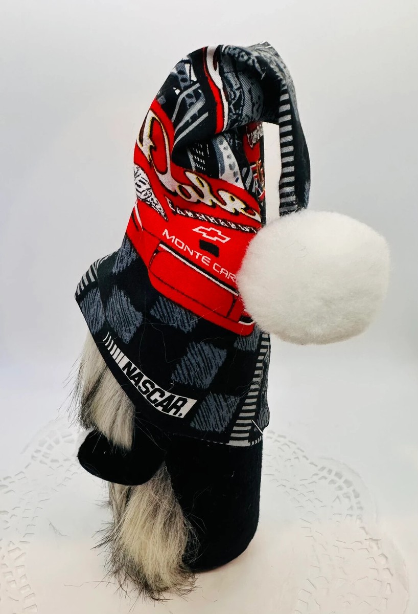 Nascar Handmade Sewn Gnome. Home Decor. Fathers Day Gift. Man Cave