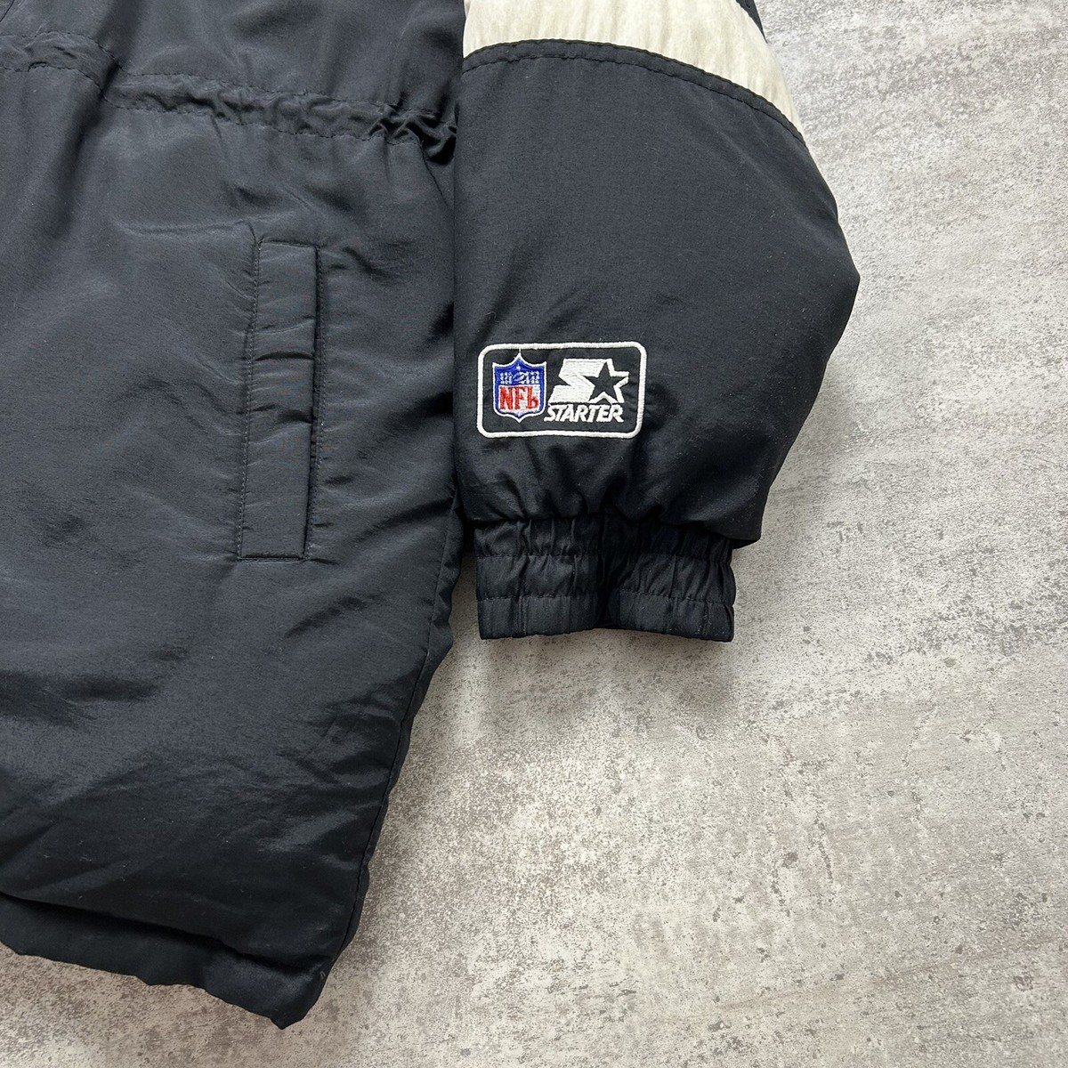 VTG 90s NFL SAN FRANCISCO 49ERS STARTER DUCK DOWN INSULATED JACKET