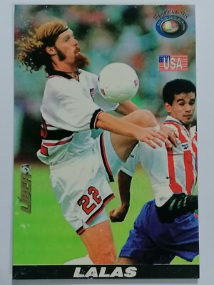 FRANCE 98 #59 Alexis Lalas USA CARD FIFA WORLD CUP 1998, Spanish