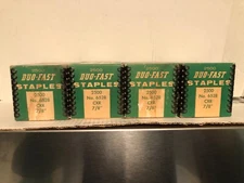 DUO FAST STAPLES 7/8 NO. 6528 NOS 4 BOXES