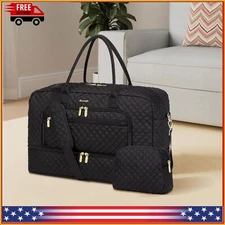 Large Womens Travel Duffle Bag Overnight Carry on Weekender Women Tote Gym Bag