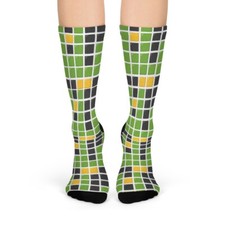 Wordl Inspired Crew Socks