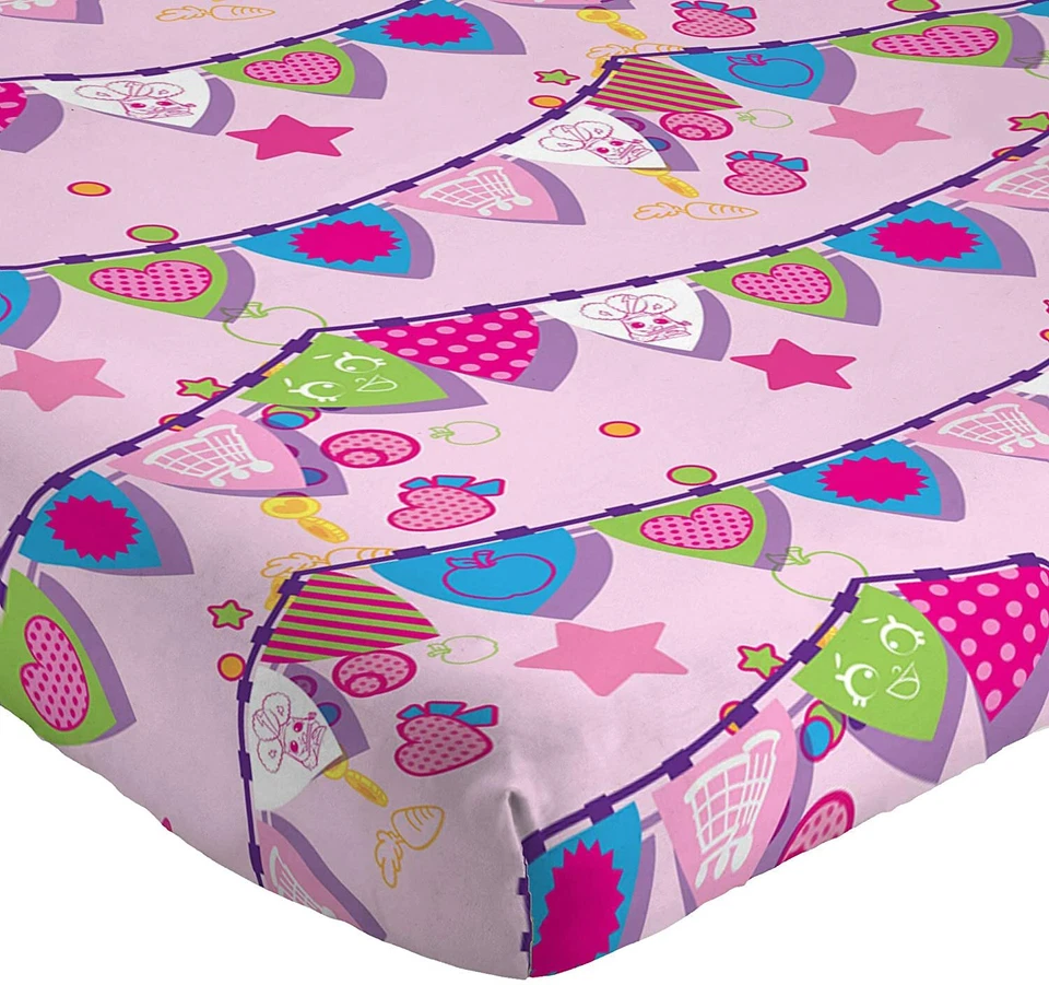 Shopkins Microfibra Suave 3 Piezas Juego de Sábanas Doble NUEVO Foto 3 de 4