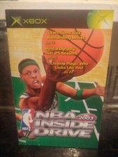 NBA Inside Drive 2003 XBOX Original HIGH VOLTAGE Game Instruction Booklet