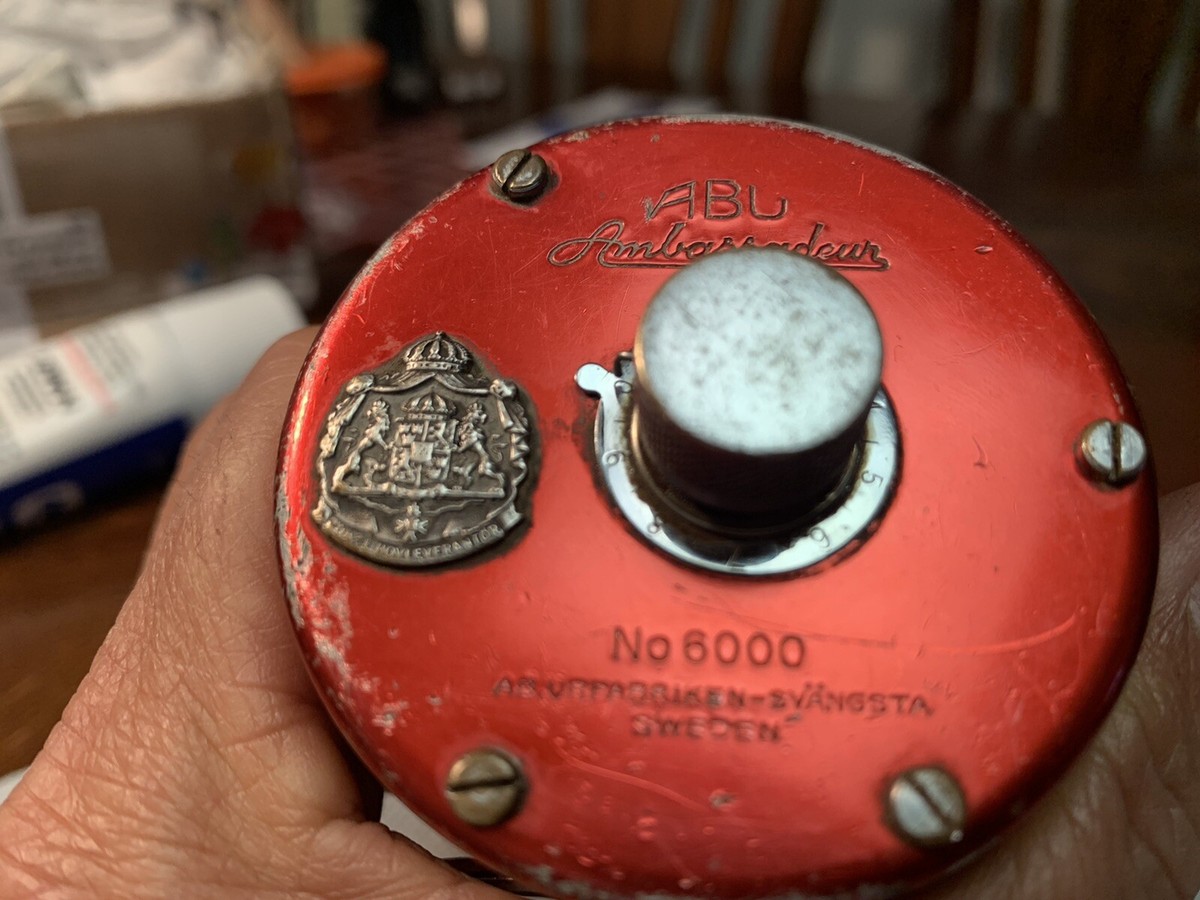 Vintage Abu Garcia Ambassadeur 6000 Fishing Reel Sweden | eBay
