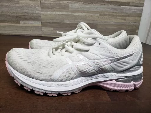 ASICS Women s GT 2000 9 Running Shoes White Pink Salt Size 9 eBay