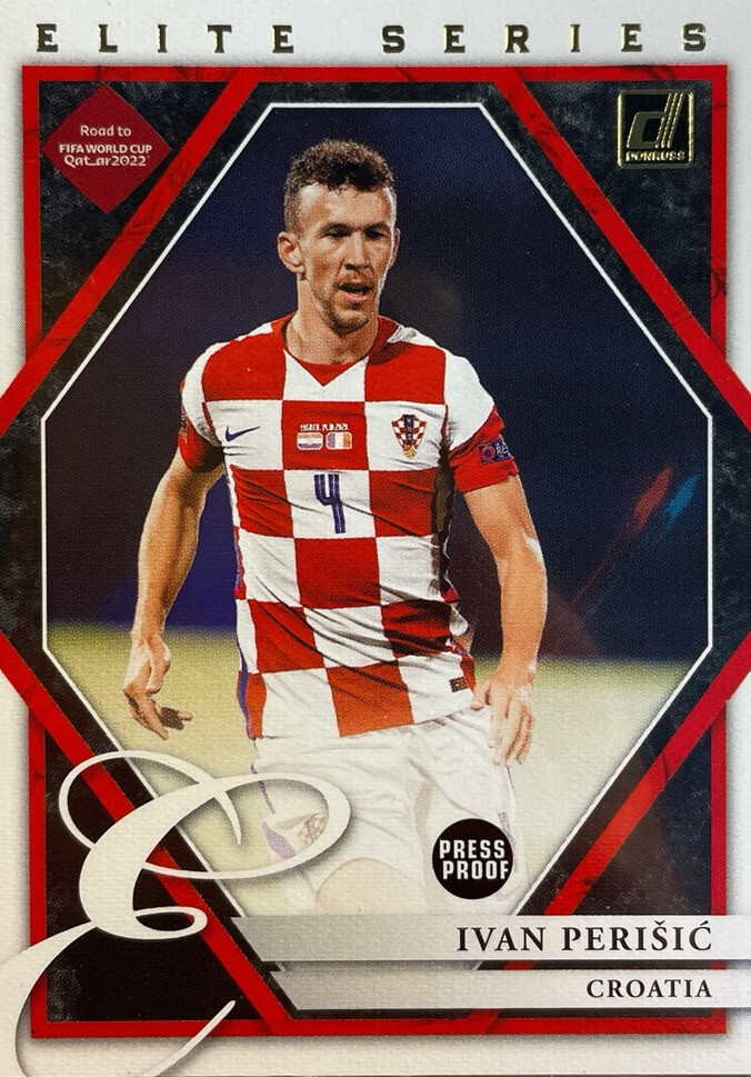 Panini 2021 Donruss Road to Qatar Elite Series Press Proof IVAN PERISIC #2 CRO