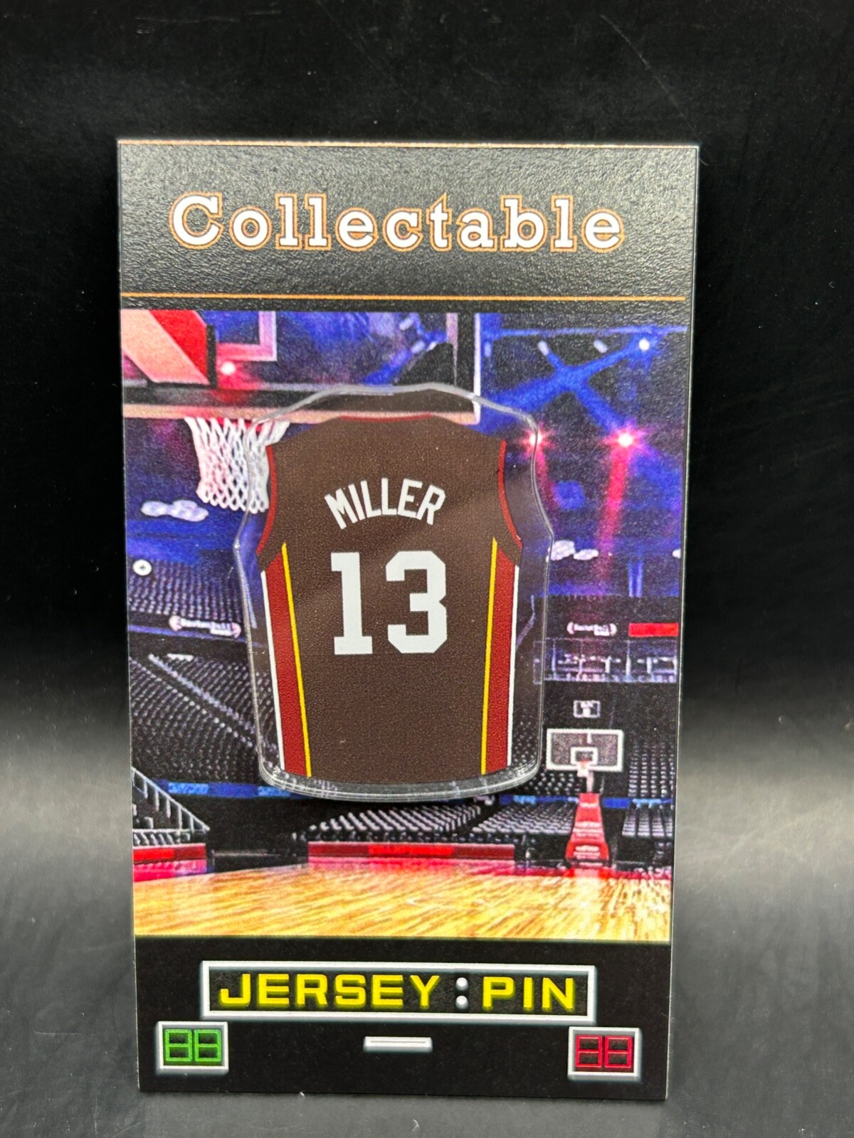 Miami Heat Mike Miller jersey lapel pin-Classic RETRO Collectable