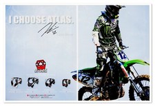 Print Ad I Choose Atlas Braces Jake Weimer Motocross 2013 2-Page Advertisement