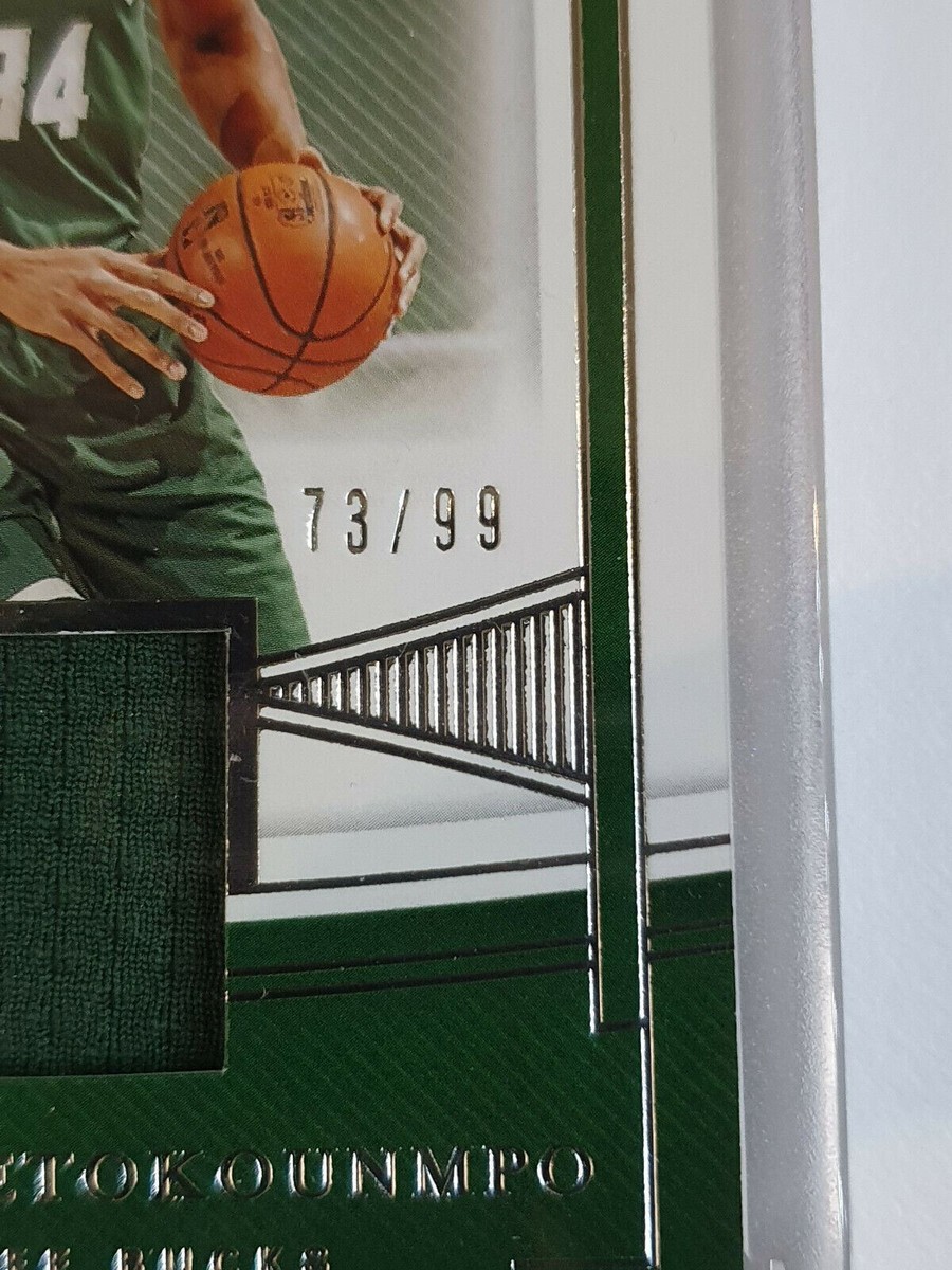 panini GIANNIS ANTETOKOUNMPO patch シリアル 2018 Spectra Giannis Antetokounmpo #Patch Game Worn Jersey