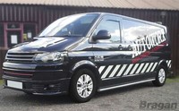 Seiten Stangen FüR Volkswagen Transporter T5 Caravelle Lwb 2004 -2015 Edelstahl