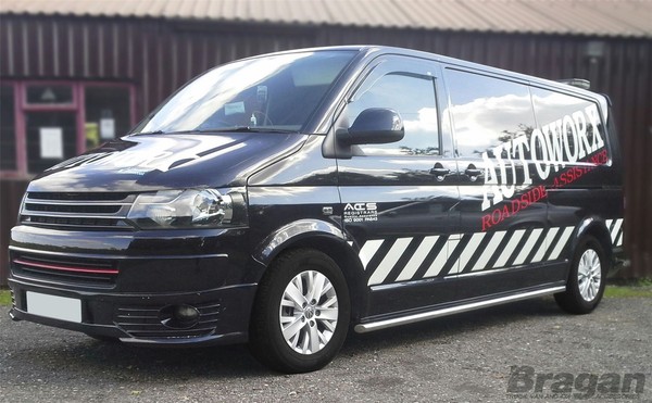 Seiten Stangen FüR Volkswagen Transporter T5 Caravelle Lwb 2004 -2015 Edelstahl-image