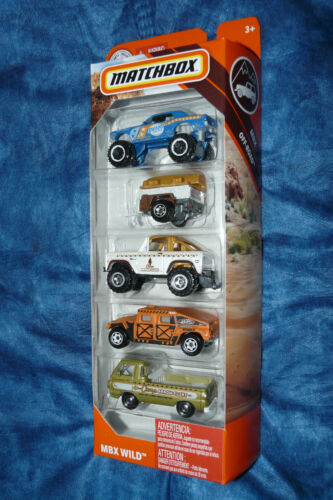 Matchbox Set 5 MBX WILD Ford Mustang Ford Bronco Humvee 1966 Dodge A100 pickup - Bild 3 von 7
