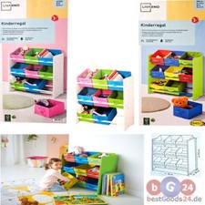 Kinderregal Regal für Kinderzimmer 9 Boxen – Ordnung & Spielzeug Organizer
