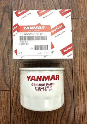 Genuine YANMAR 119802-55810 Fuel Filter 119802-55801 SX3100 Ex2900 Ex3200 4TNV