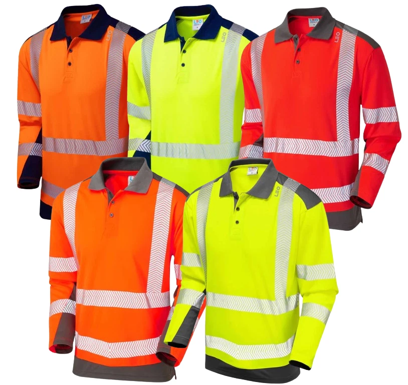 Leo Wringcliff Hi Vis Polo Shirt Lightweight EcoViz Breathable Work Top S - 4XL
Opens in a new windo