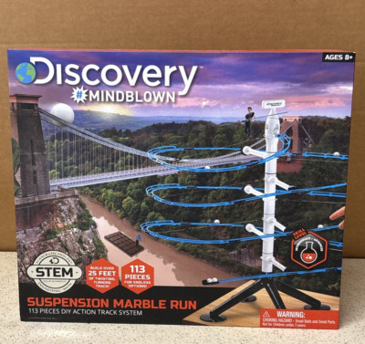 Discovery MINDBLOWN Suspension Marble Run 113 Piece DIY Action Track System