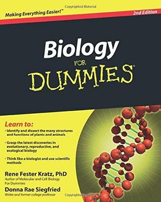 Biology For Dummies 2E by Kratz, PhD Rene Fester 0470598751 FREE Shipping