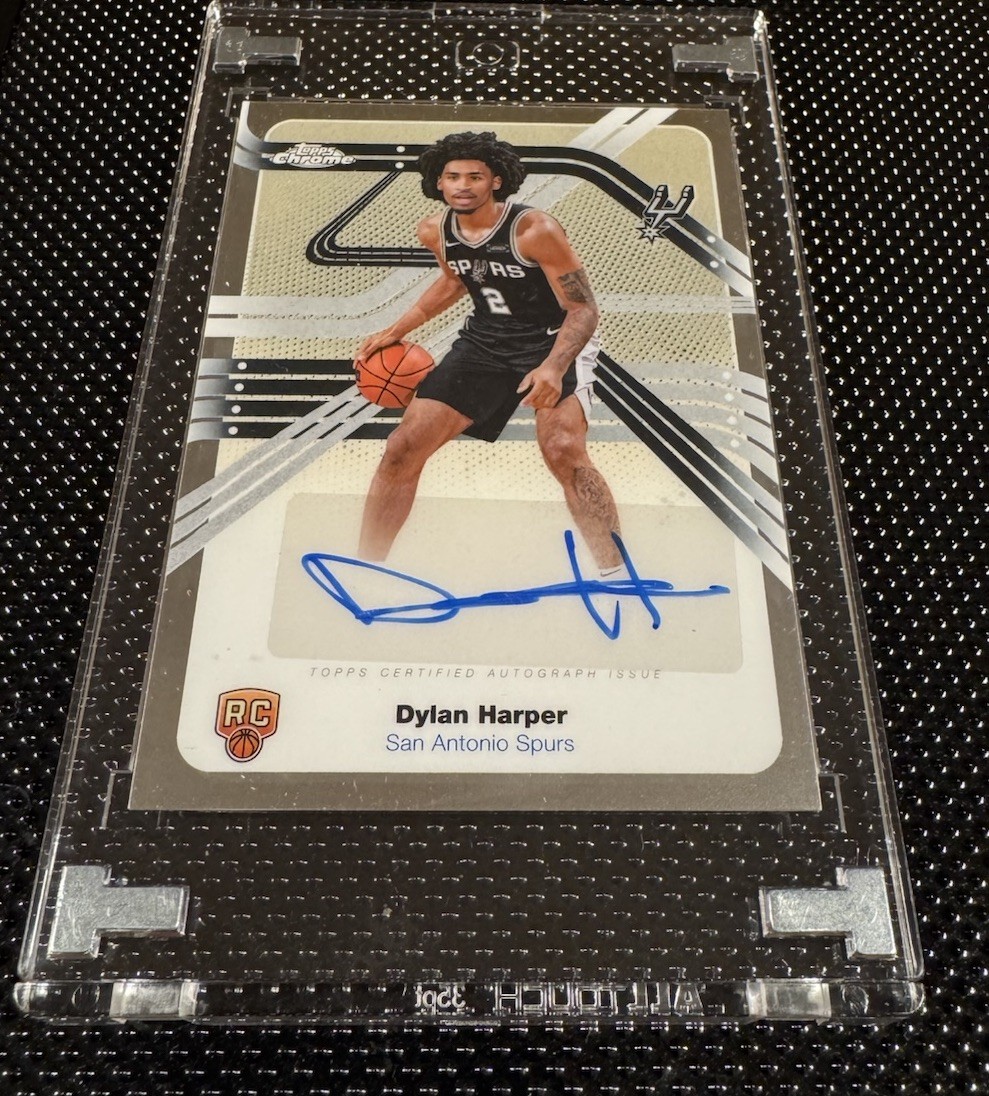 2025-26 Topps Chrome Dylan Harper Next Stop Signature RC Auto #NS-DH Spurs