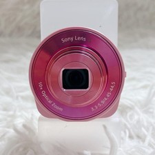 SONY Rare Color DSC QX10 Pink Lens Style Camera Tested