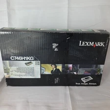 NEW GENUINE - LEXMARK C746H1KG High Yield BLACK TONER - C746 C748 SEALED BOX