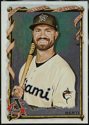 2023 Topps Allen & Ginter - Silver Portrait Baseball Jon Berti #227 NM