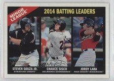 2015 Heritage Minor League Edition Steven Souza Jr Jordy Lara Chance Sisco 0b0