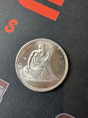 Vintage Seated Liberty 1 Troy oz .999 Fine Silver Round Ounce (A)