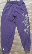 Playboy By PacSun Purple Sweatpants XS Logo On Leg