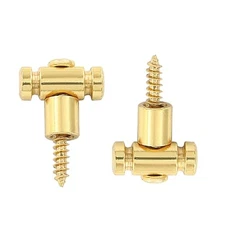 Biaungdo Guitar Roller String Retainers Replacement, Electric Strings Gold