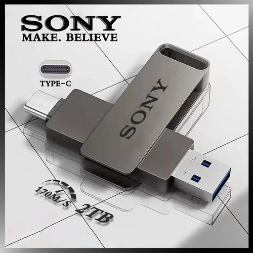 Sony USB Type C Flash Drive 2TB 1TB High Speed Metal Pendrive 32TB 64TB Stick