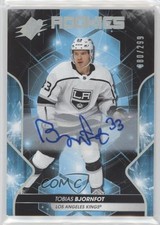 2019-20 SPx Rookies Auto 80/299 Tier 1 Rookies Tobias Bjornfot #88 Auto 0mj2